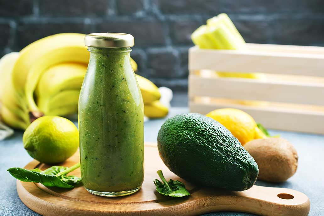 Mad til golfbanen avokadosmoothie